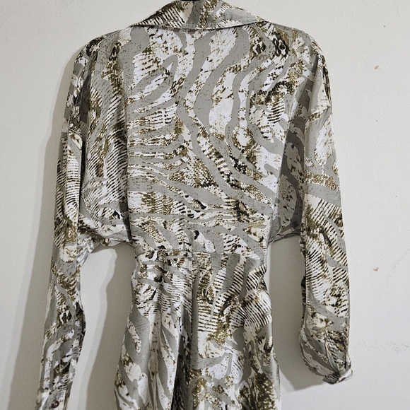 Mable Snake Print Midi Dress - Picture 4 of 8